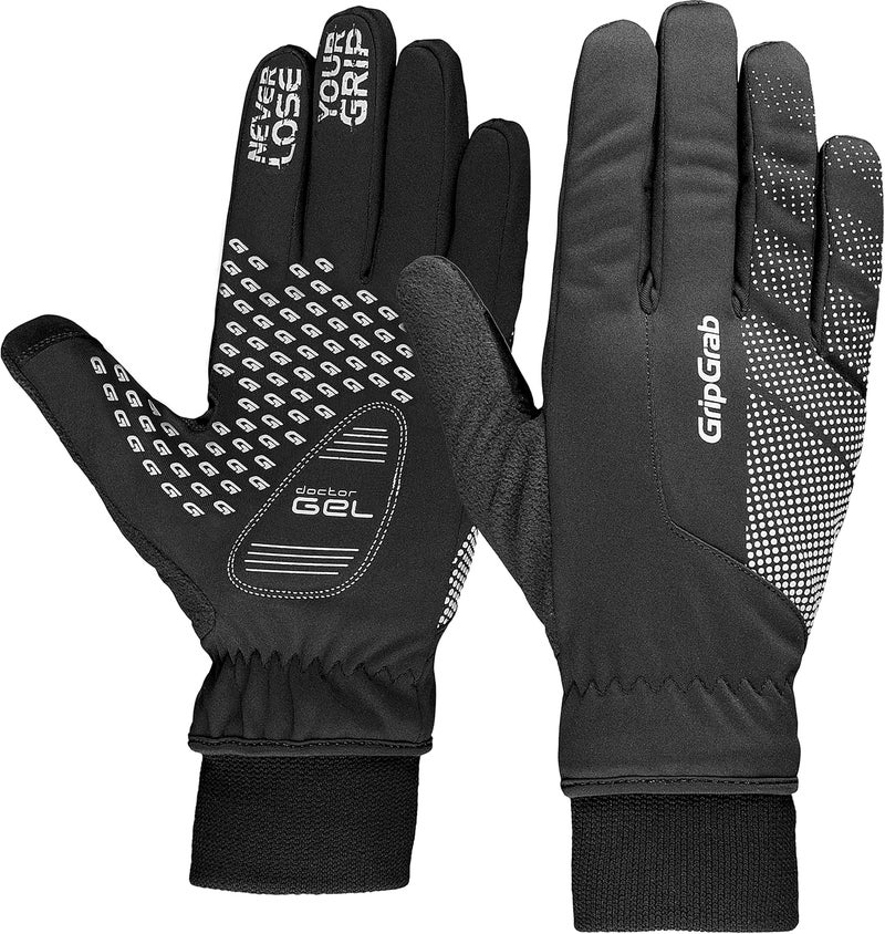 GripGrab Ride Windproof Winter Padded Cycling Gloves Full Finger Breathable Biking Gloves Thermal Fleece Lined Cold Weather Bike Riding Gloves for MTB Gravel Road Bike - Image 1