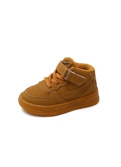 Generic 2022 Kids Mid-top Sneakers Classic Casual Shoes Yellow 