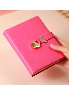 SYOSI Heart-Shaped Lock Diary with Key, Leather Journal Diary with Lock for Girls, B6 Locking Journals for Kids, Made of Animal-Friendly Leather, 5.3 x 7 Inch  - Image 3