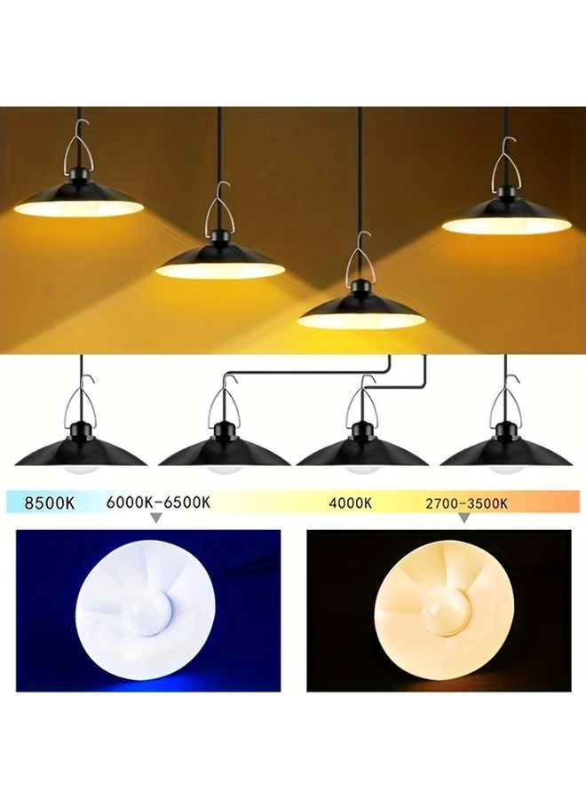 Solar LED Pendant Light Single Head Warm White Remote Adjustable Outdoor Indoor - Image 4