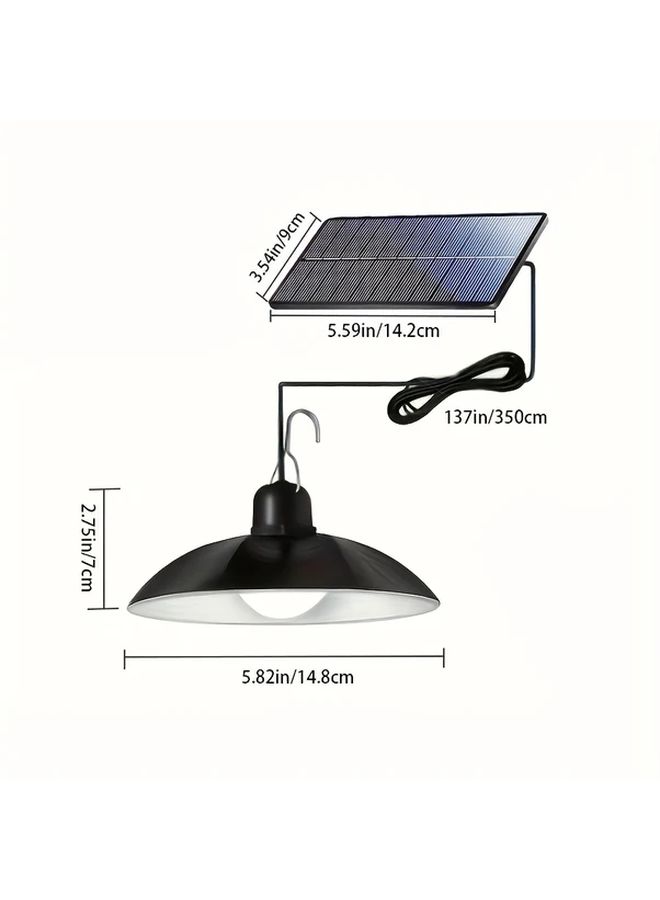 Solar LED Pendant Light Single Head Warm White Remote Adjustable Outdoor Indoor - Image 3
