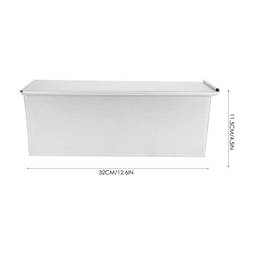 Luxshiny NonStick Loaf Pan with Lid 1259X472X452 Inch Aluminum Bread Baking Mold for Toast and Sandwich Baking Home Kitchen Bakery Tool - Image 3