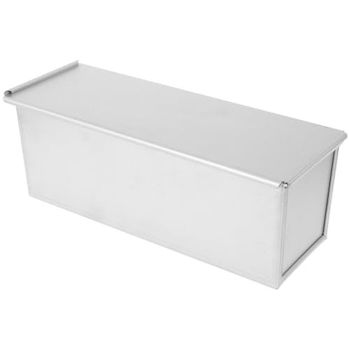 Luxshiny NonStick Loaf Pan with Lid 1259X472X452 Inch Aluminum Bread Baking Mold for Toast and Sandwich Baking Home Kitchen Bakery Tool - Image 1