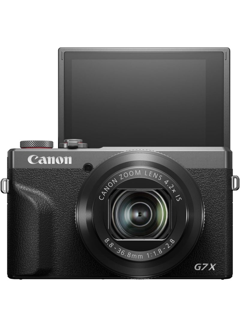 Canon PowerShot G7X Mark III 30th Anniversary Edition 20.1MP 4K Vlogging Camera Graphite - Image 3