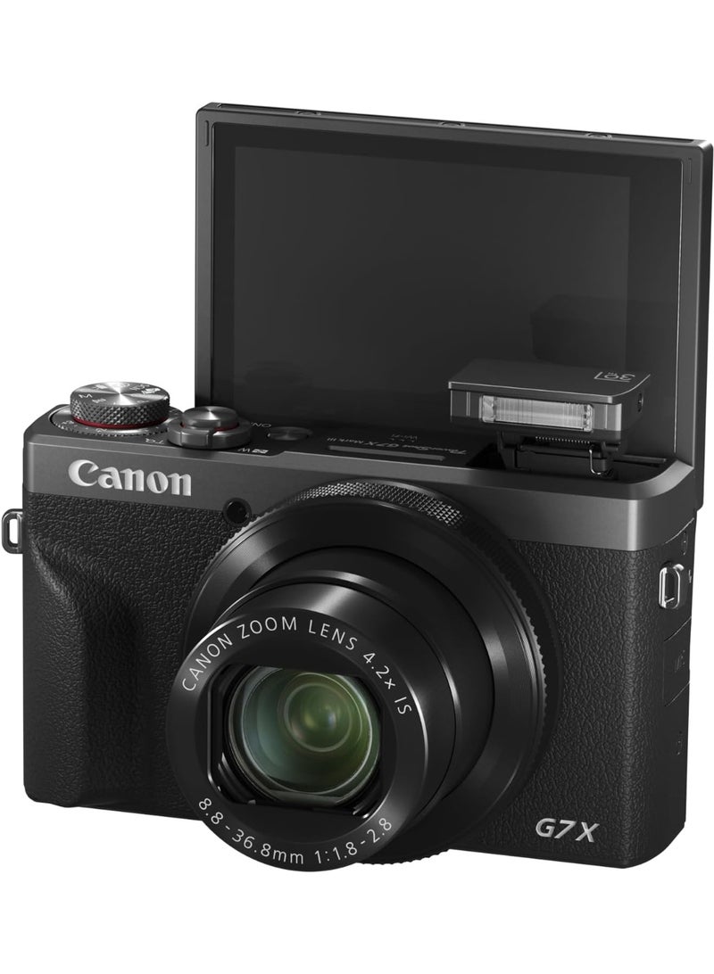Canon PowerShot G7X Mark III 30th Anniversary Edition 20.1MP 4K Vlogging Camera Graphite - Image 2