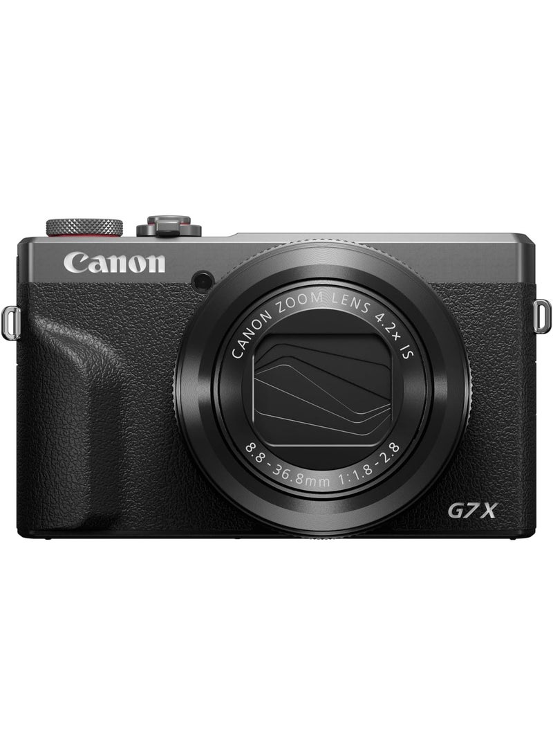 Canon PowerShot G7X Mark III 30th Anniversary Edition 20.1MP 4K Vlogging Camera Graphite - Image 1