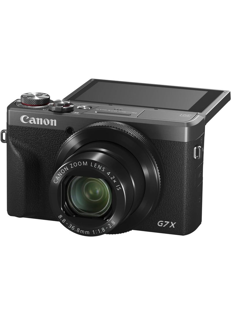 Canon PowerShot G7X Mark III 30th Anniversary Edition 20.1MP 4K Vlogging Camera Graphite - Image 4