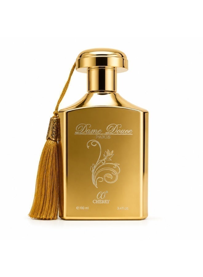 Cherry **Dame Douce Paris Luxury CHERRY Perfume 100ml – Elegant Unisex Fragrance with Long-Lasting Performance and Refined Sillage** - Image 1