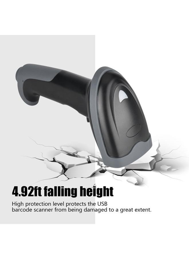 Thoraya 200 Times/Second Decoding Barcode Reader High Sensitivity 2 Million Clicks USB Barcode Scanner  - Image 4
