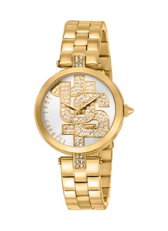Just Cavalli ساعة يد نسائية دائرية الشكل من الفولاذ المقاوم للصدأ JC1L241M0055 - 32 مم  - Image 1