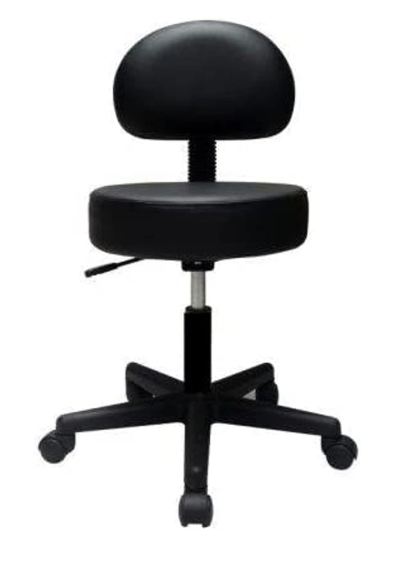 لا بيرلا  تك كرسي دوار بكرات قابل للتعديل في الارتفاع، كرسي تجميل، كرسي مكتبي بظهر متوسط، - Image 1