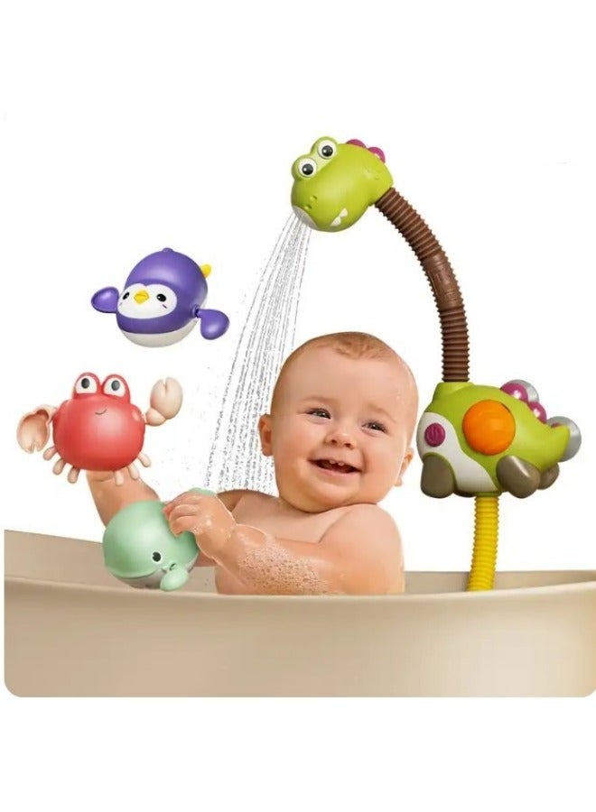 Dinosaur Kids Electric Shower Baby Bathroom Bath Toys - Image 3