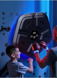 ZCM-HAPPY Smart Electronic Music Boxing Machine, Wall Mounted Boxing Machine for Training Boxing, Smart Boxing Target Exercise Machine Suitable for Adults and Children, Home, Indoor and Gym With 2 Pairs of Boxing Gloves  - Image 4