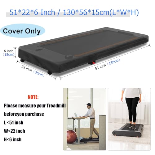 Aidetech Walking Pad Cover, Dust-Proof Under Desk Treadmill Cover, Walking Pad Treadmill Cover for Home Office-51L x 22W x6H Inch - Image 2