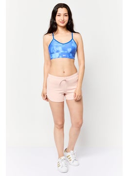 Reebok Women Lightly Padded Training Sports Bra, Blue  - Image 2