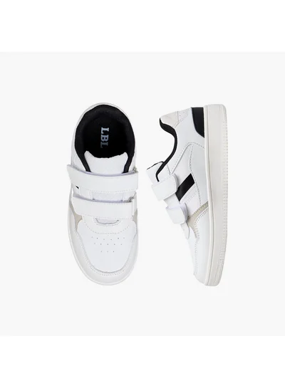 LBL by Shoexpress Boys Panelled Sneakers with Hook and Loop Closure