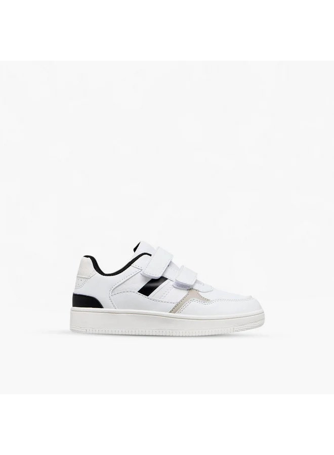 LBL by Shoexpress Boys Panelled Sneakers with Hook and Loop Closure