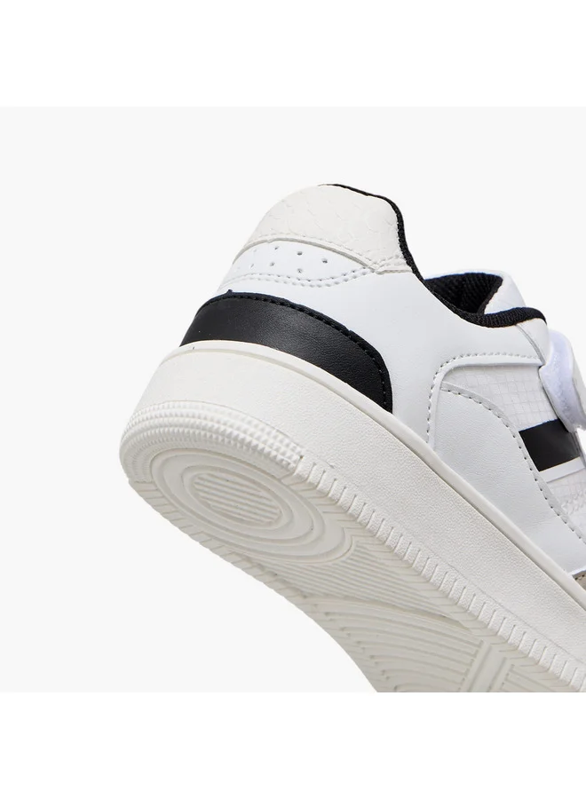 LBL by Shoexpress Boys Panelled Sneakers with Hook and Loop Closure
