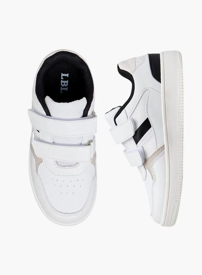 LBL by Shoexpress Boys Panelled Sneakers with Hook and Loop Closure