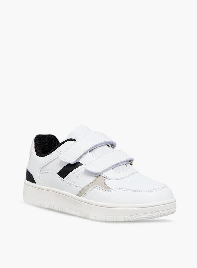 LBL by Shoexpress Boys Panelled Sneakers with Hook and Loop Closure