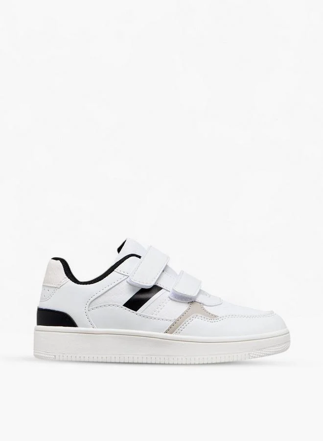 LBL by Shoexpress WHITE Panelled Sneakers With Hook And Loop Closure for Men | Best Price UAE