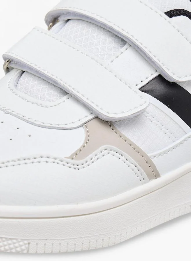 LBL by Shoexpress WHITE Panelled Sneakers With Hook And Loop Closure for Men | Best Price UAE