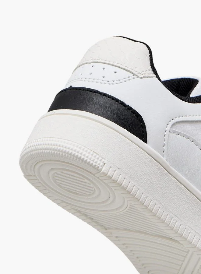 LBL by Shoexpress WHITE Panelled Sneakers With Hook And Loop Closure for Men | Best Price UAE