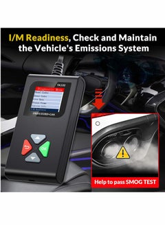 Excefore YA100 OBD2 Scanner OBD2 Code Reader Automotive Engine Fault Code Reader OBDII Full Functions Car Diagnostic Scan Tool with Vehicle Voltage Test for All OBD2 Protocol 12V Cars Since 1996  - Image 5