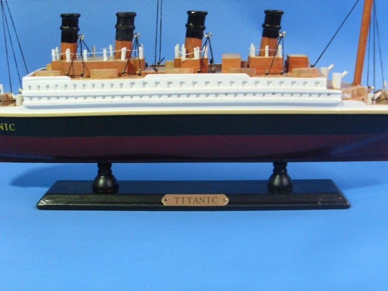 Hampton Nautical RMS Titanic Cruise Ship, 14" , White - Image 4