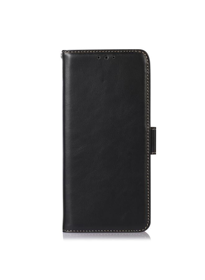 Zaboon Case For iPhone 13 Crazy Horse Top Layer Cowhide Leather Phone Case - Image 2