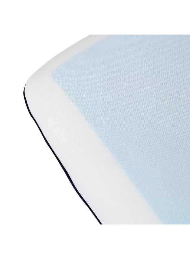 Cannon Plush Memory Foam Washable Cover Rectangular Ortho Gel Pillow White Cn Mfgp - Image 5