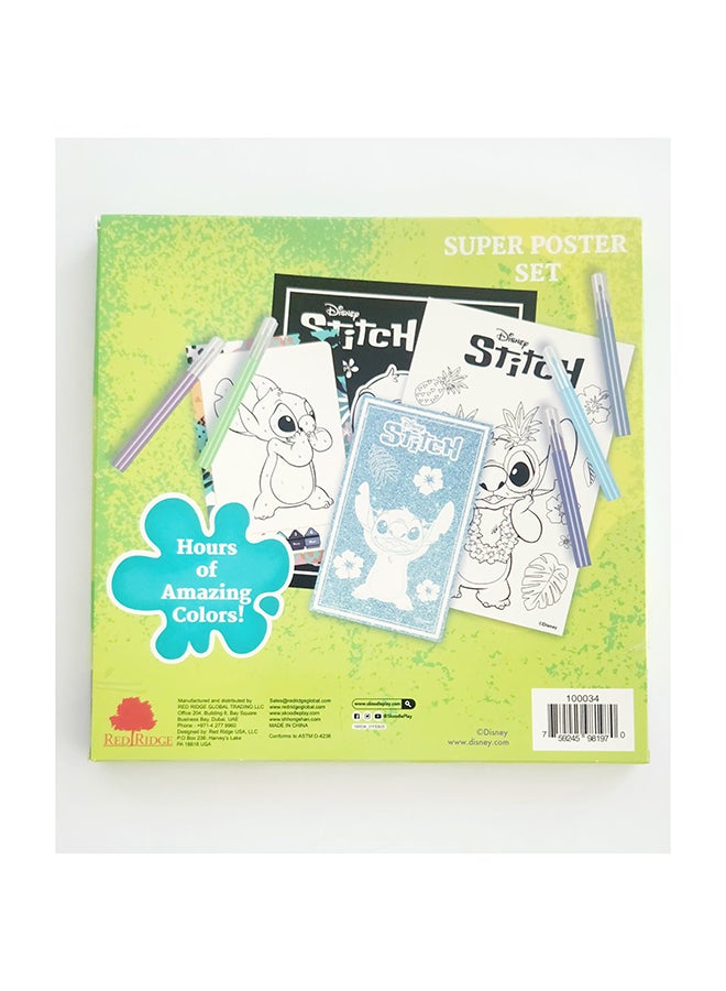 Disney Stitch Super Poster Activity Set - Image 2