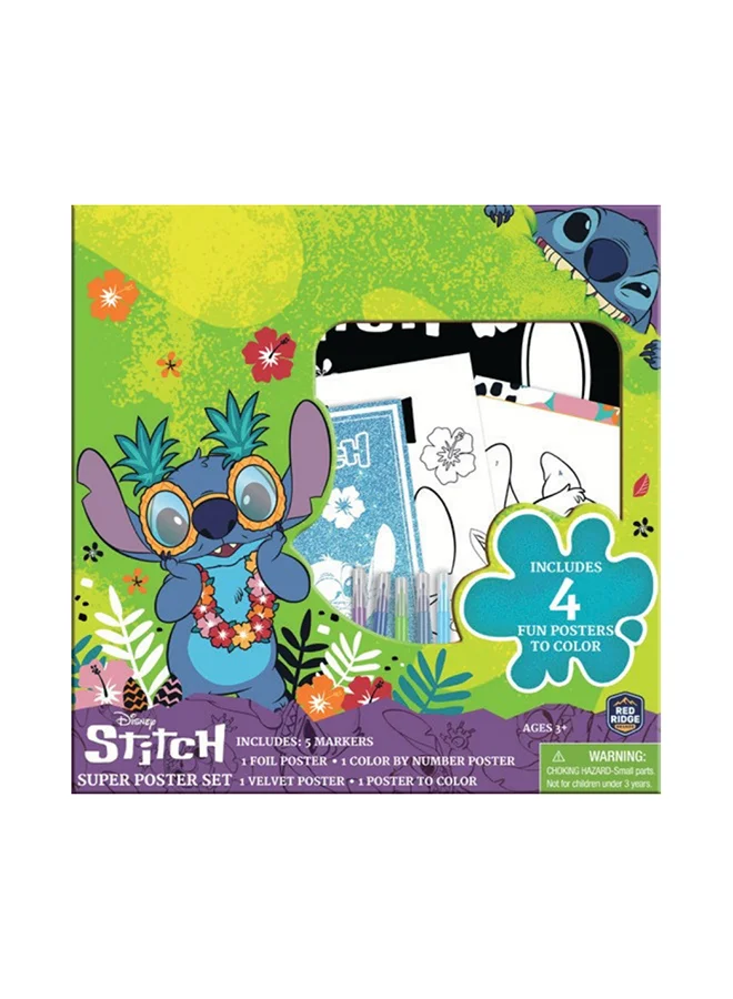 Disney Stitch Super Poster Activity Set