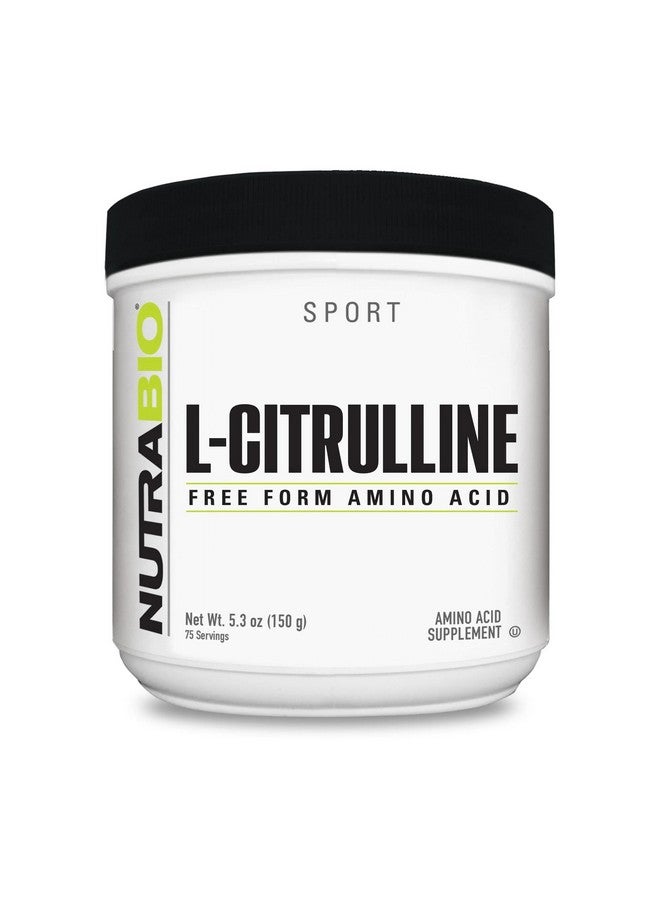 نوترا بايو L-Citrulline، حمض أميني حر، 5.3 أونصة (150 جم)، NutraBio - Image 1