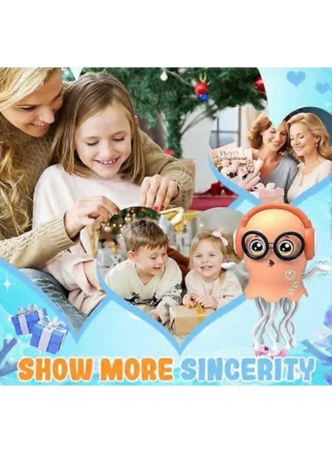 جاجيك Dancing Octopus Electric Toy with LED Lights & Music – Cute Interactive Robot Octopus, USB Rechargeable, Durable & Safe Design, Perfect Fun Indoor Play Toy & Stress Relief Gift for Kids & Adults - Image 4