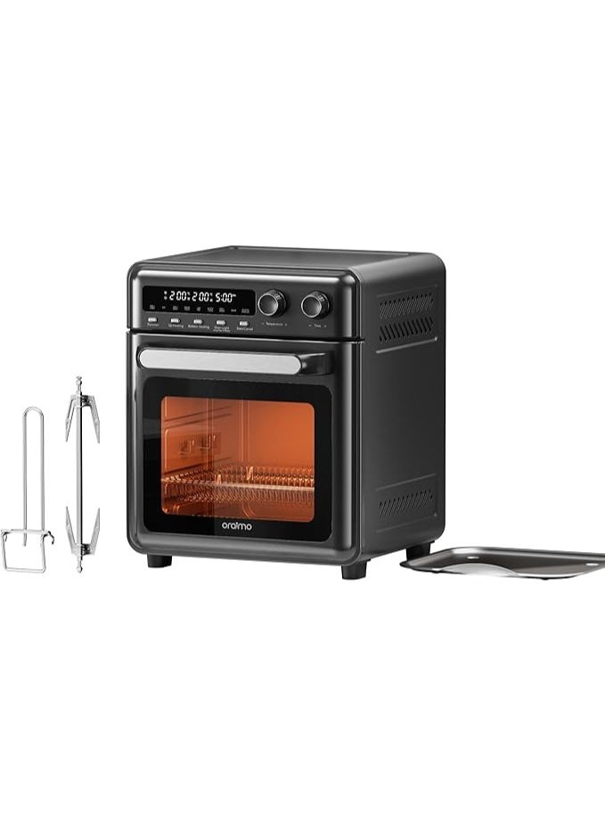 Oraimo BakeAir Pro Air Fryer Oven 8-in-1 – Bake, Fry, Grill & Roast, Digital Control, Large Capacity, Oil-Free Cooking (OAO-561A) 20 L 1850 W OAO-561A GRAPHITE BLACK
