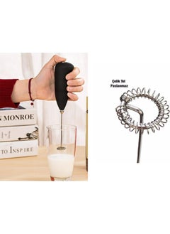 Afili Home Coffee and Milk Frother Mixer, Whisk, Battery Mini Mixer, Cappuccino Whisk  - Image 3