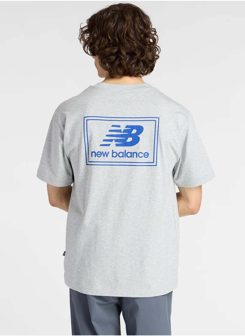 نيو بالانس Woven Label T-Shirt