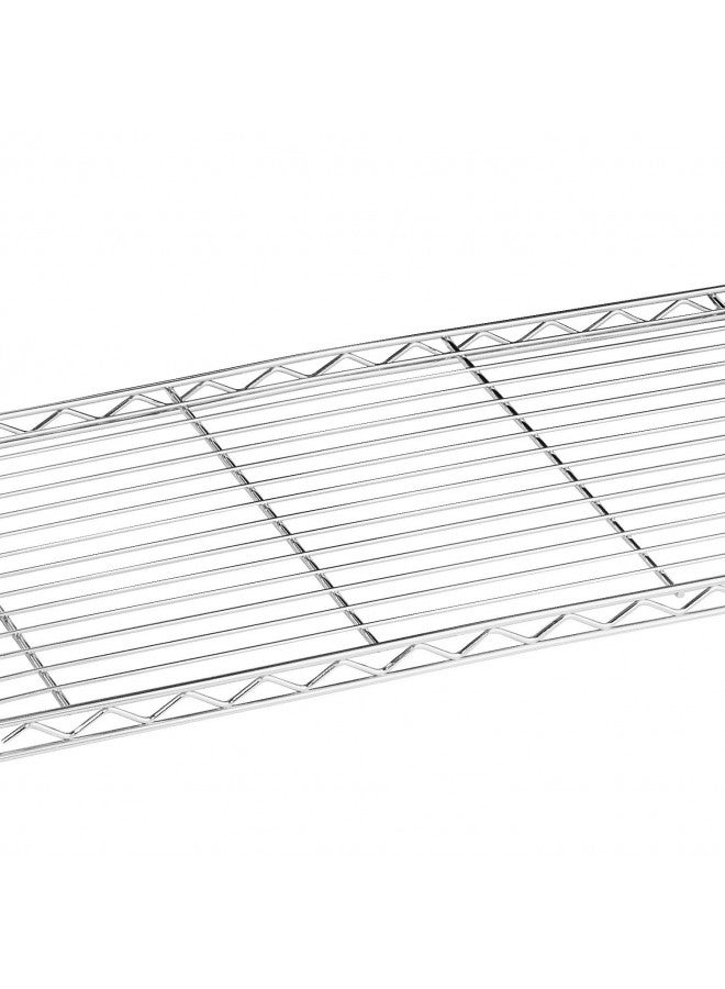Whitmor Whitmor Supreme Garment Rack - Double Shelf Rolling Clothes Organizer - Chrome  - Image 4