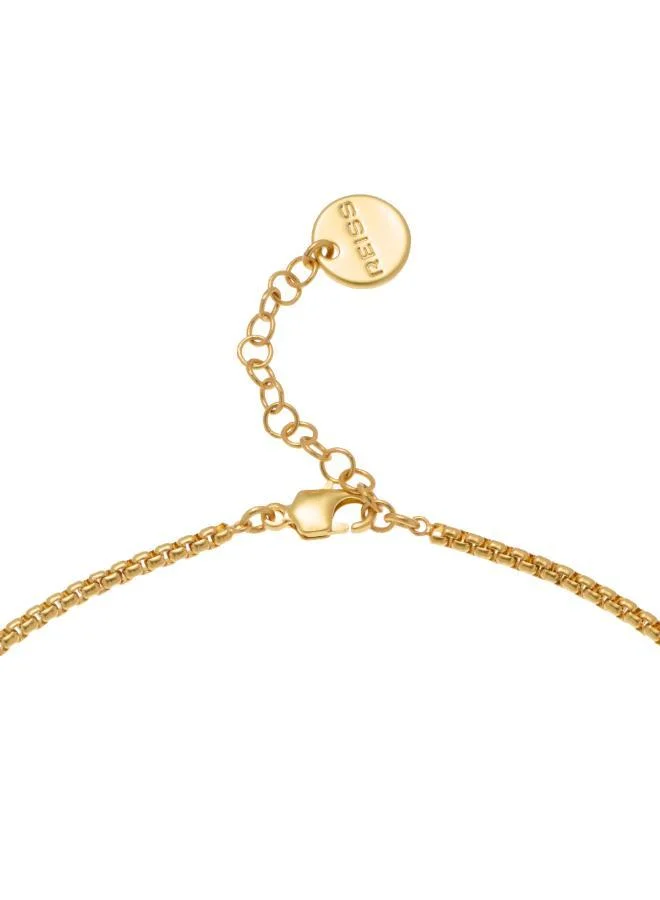 REISS CRISTINA: Crystal Rock Enamel Pendant Necklace