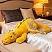 ARELUX Giant 50in 3Lb Big Yellow Dragon Large Stuffed Animals Cute Plush Toy Fuzzy Jumbo Dinosaur Pillow Plushies with Wings Cuddly Soft Pterosaur Plushie for Friends Family Member - Image 2