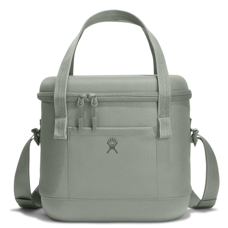 Hydro Flask Cooler Bag for Beach Beverages and Travel Insulated Soft Lunch Bag 12 L Capacity in Agave Green