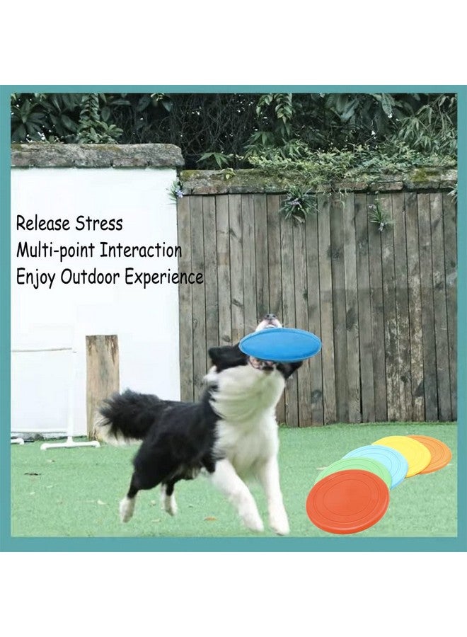 coldchill 7 Inch Dog Flying Disc, Puppy Flyer Toy React Faster Training Interactive Toys For Small Medium Dog, Lightweight Durable And Water Resistant Floating Saucer (Blue+Orange) - Image 5