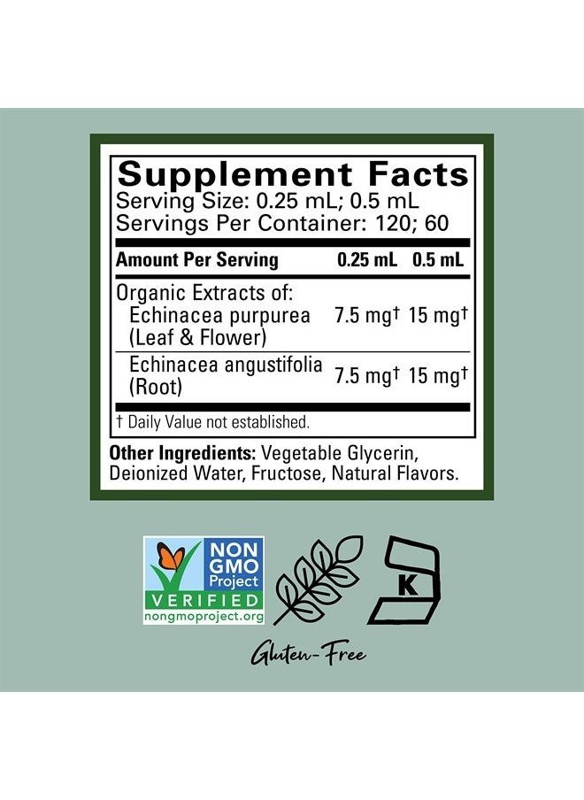 CHILDLIFE ESSENTIALS Liquid Echinacea for Kids - Immune Booster for Kids, All-Natural, Gluten-Free, Allergen-Free, Kids Echinacea Drops - Natural Orange Flavor, 1-Ounce Bottle  - Image 2