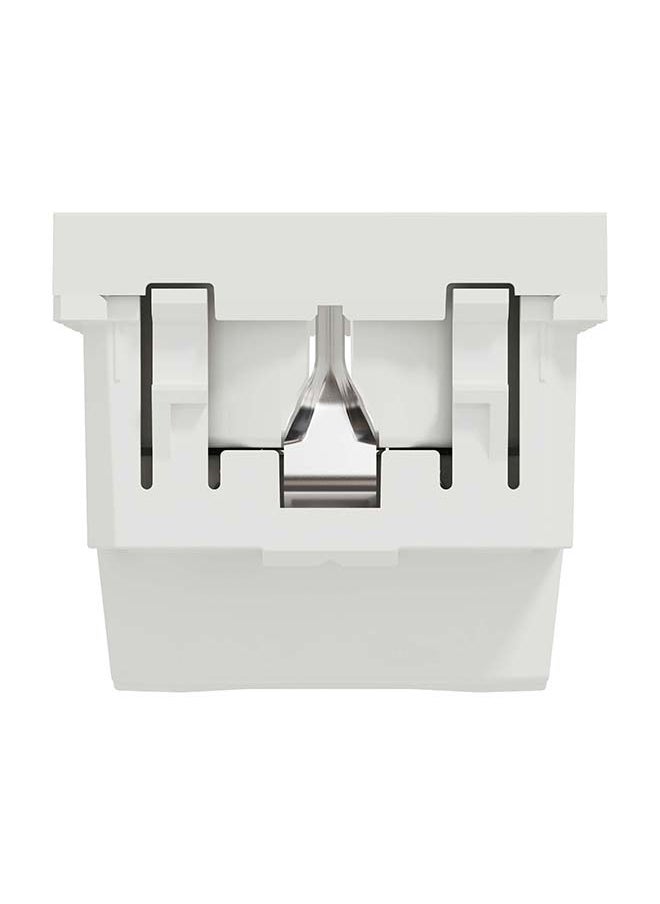 Schneider Electric Socket-Outlet, New Unica, 2P+E, 16A, Schuko, With Shutter, White