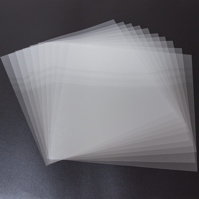 7 Mil Blank Mylar Stencil Sheet 10Pcs12 x 12 Inch Clear Plastic Sheets Acetate Sheets for Crafts Plastic Sheets for Cutting Machine PET Stencil Material