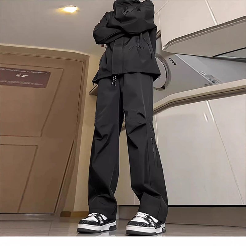 Qi Ta Men's Waterproof Hiking Cargo Pants Straight Leg Outdoor Trekking Trousers - Image 2