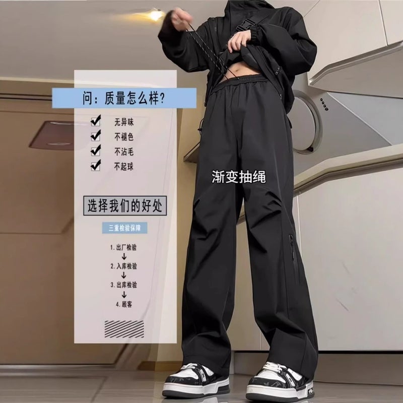 Qi Ta Men's Waterproof Hiking Cargo Pants Straight Leg Outdoor Trekking Trousers - Image 4