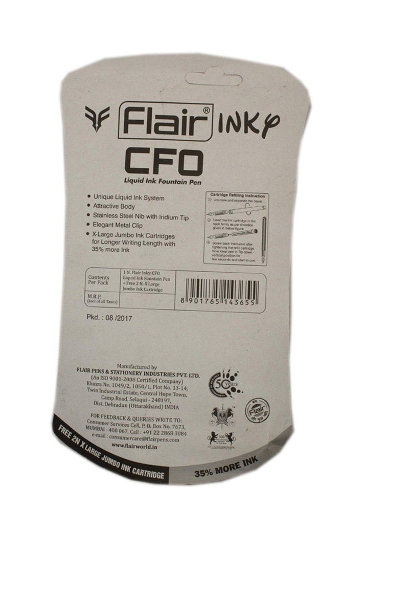 FLAIR Inky Cfo Liquid Ink Fountain Pen|Blue - Image 2