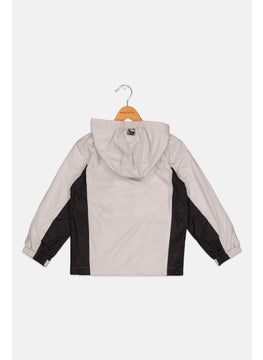SKECHERS Kids Boy Brand Logo Jacket, Grey  - Image 2